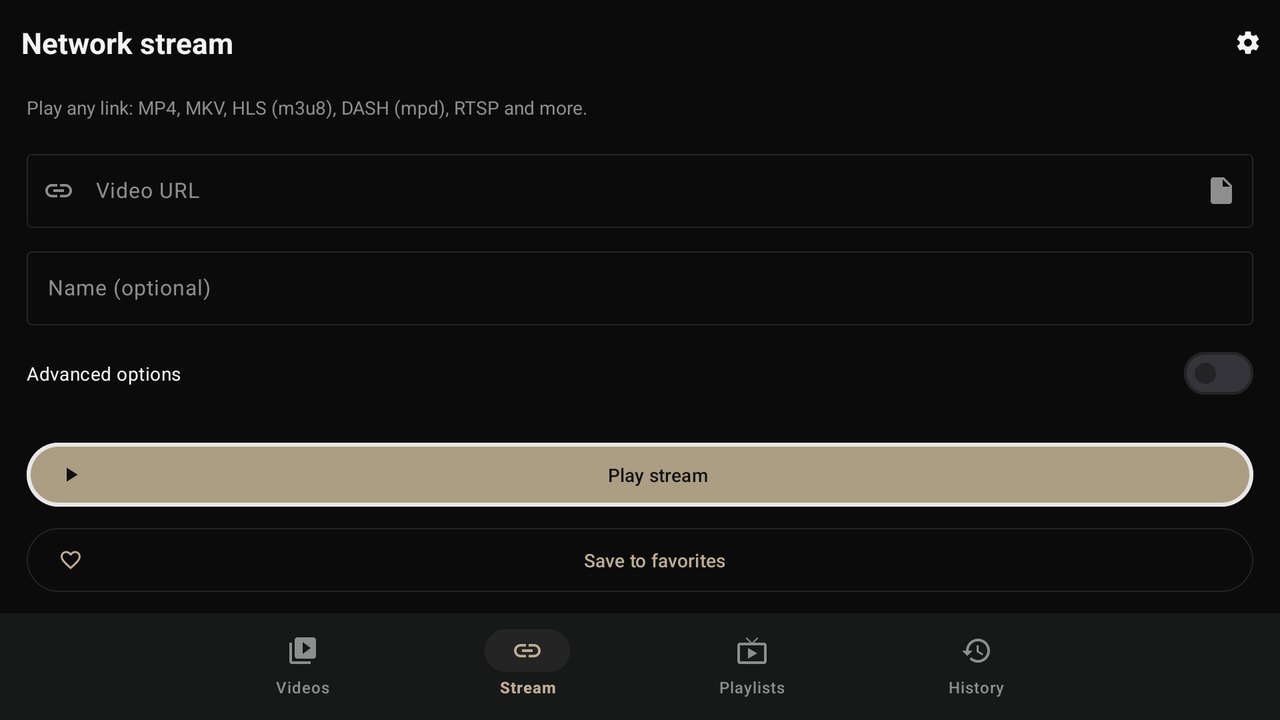 EasyPlex Player Android TV stream screen
